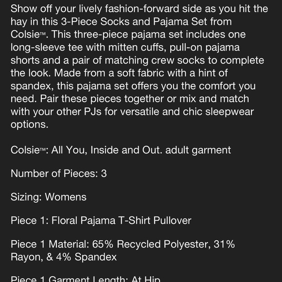 Holiday pajama set - Picture 2 of 3